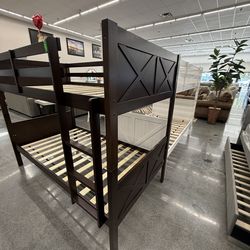 TWIN OVER TWIN BUNK BED