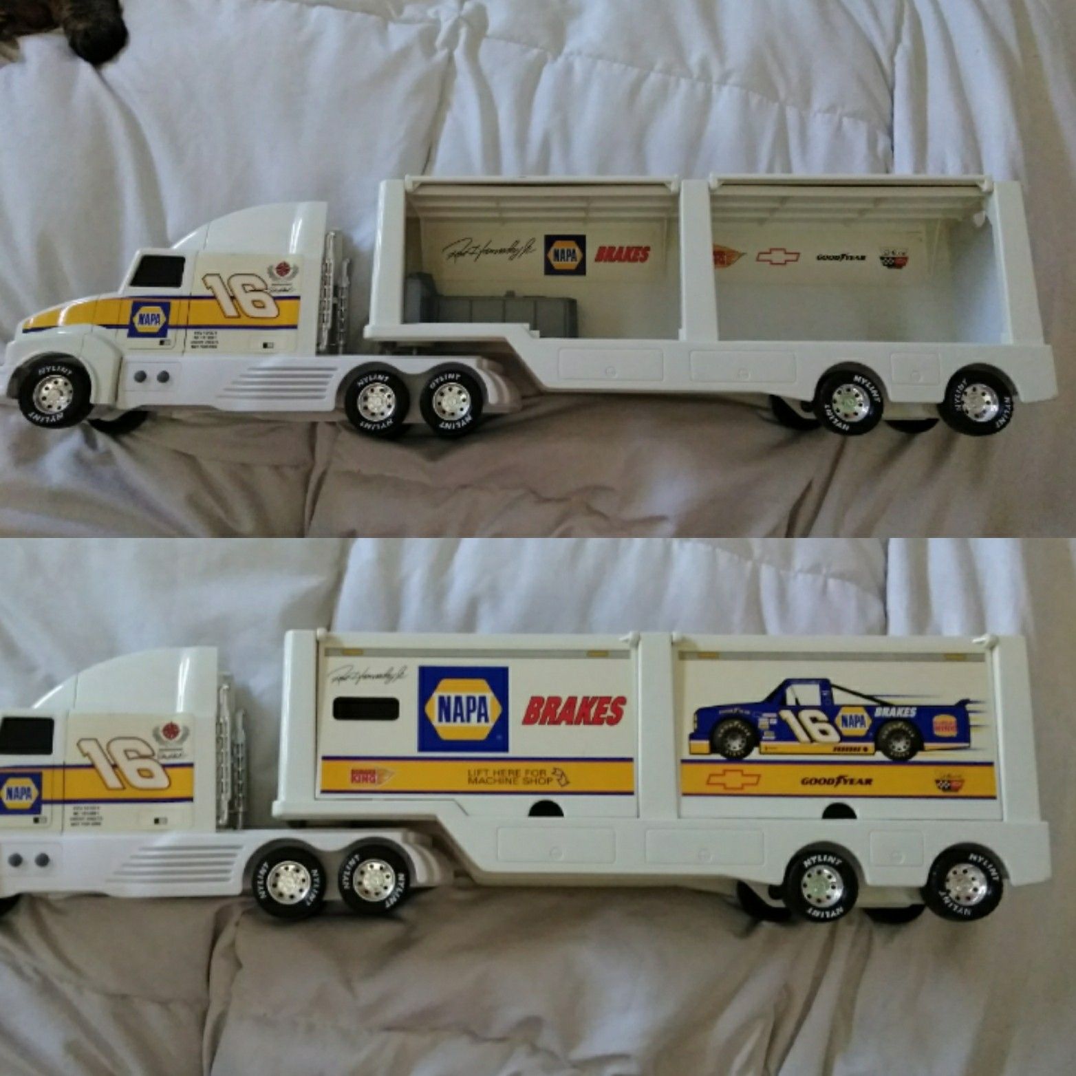 Vintage NASCAR Napa toy semi truck