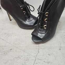 Guess Peep Toe Boots Sz 7.5 Women's