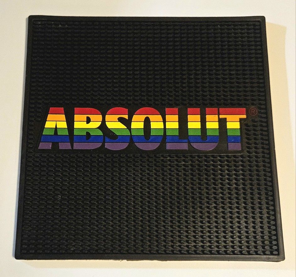 Absolut Vodka LGBTQ Pride Spill Bar Matt -(Rubber)