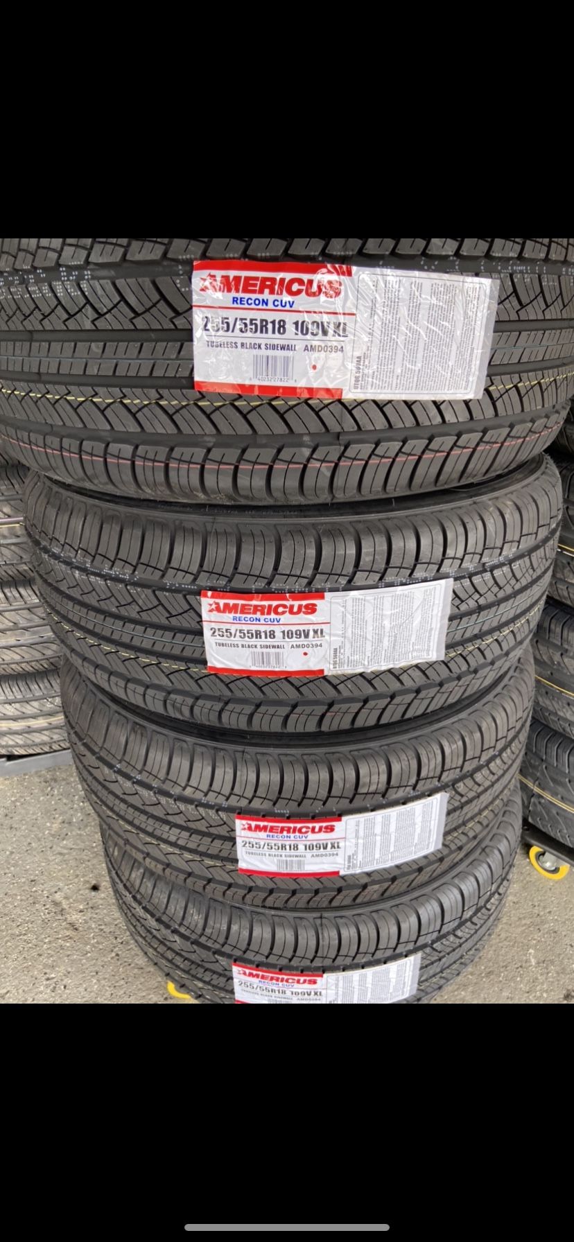 Special 255/55R18 $85 each 60k warranty new 255/55/18 255/55R18 all ...