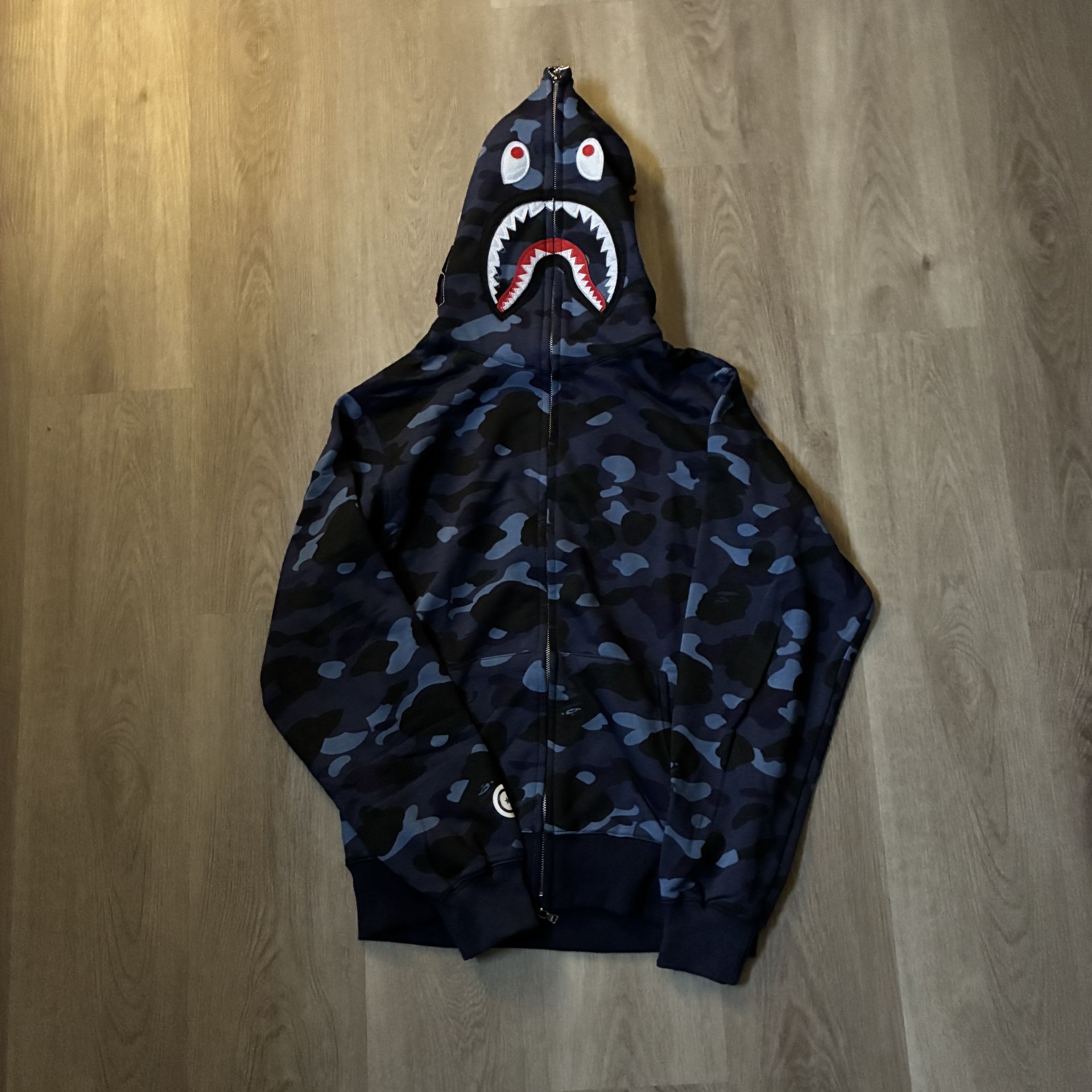 Blue Bape Hoodie