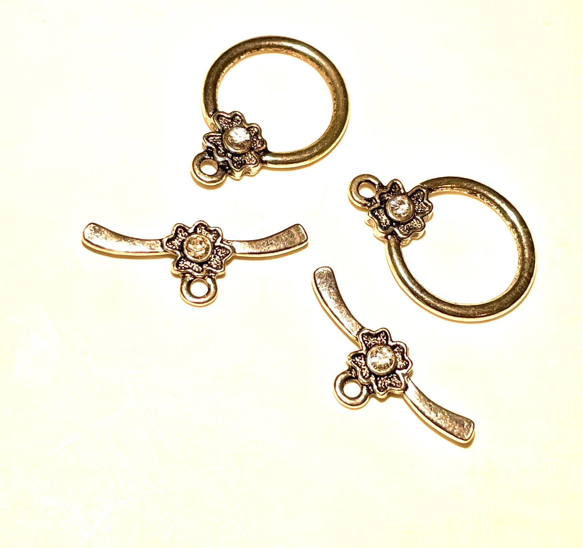 Various Silver Tone Toggles