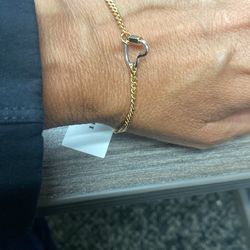 Coach heart bracelet w/bag