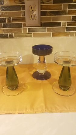 Candle holders.