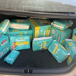 Pampers Diapers Sizes Newborn To 3