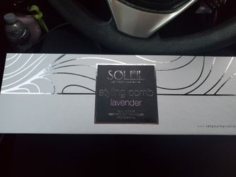Soleil Styling Comb - lavender color