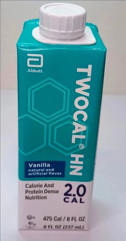 New Twocal HN Vanilla Oral Supplement Tube Feeding Formula - Case of 24  $39New
TWOCAL HN is calorie and protein dense nutrition to support patients w