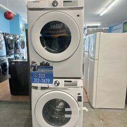 Samsung Washer And Dryer White