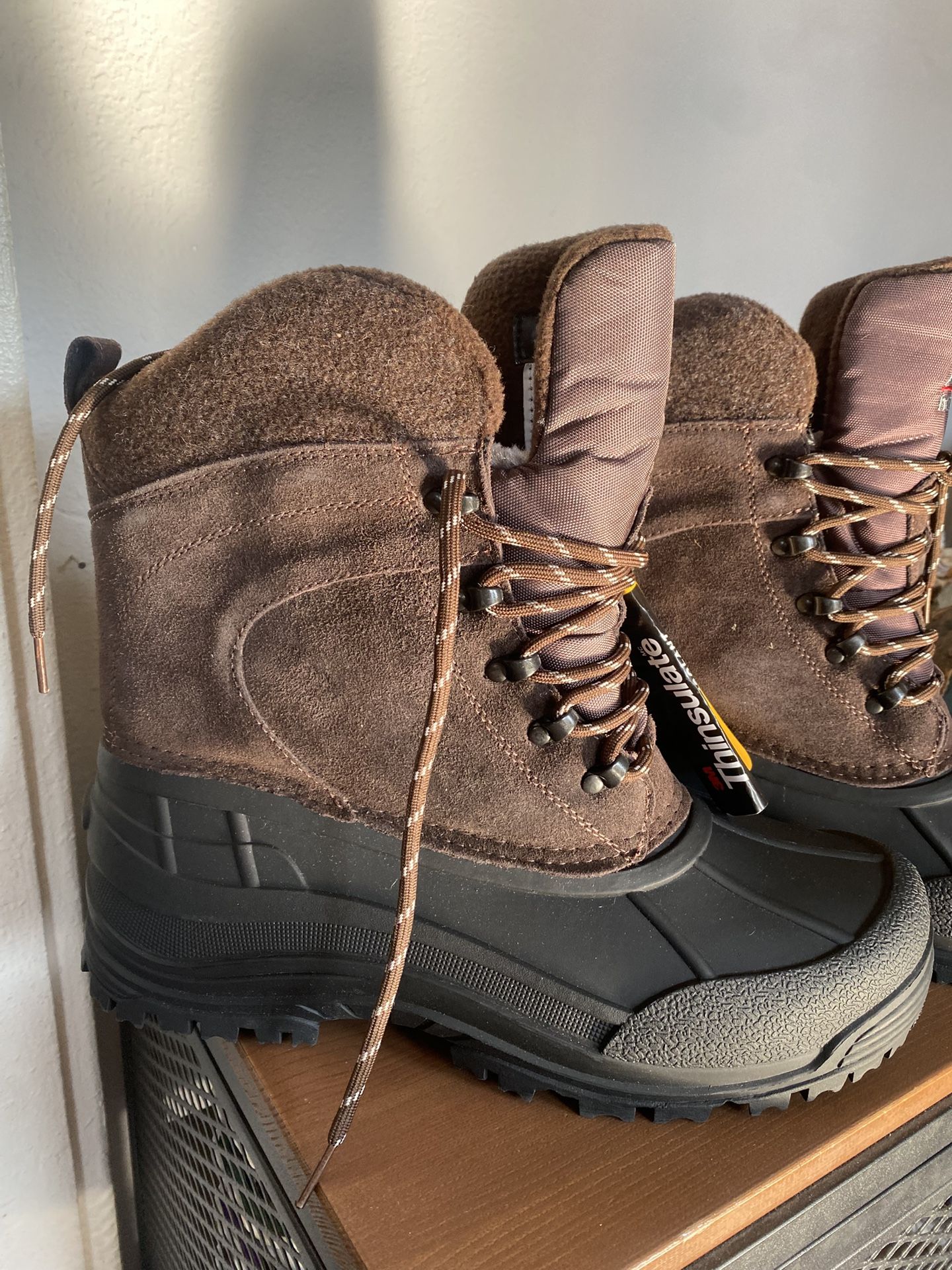 Nortiv 8 - Men's Fur Lined Waterproof Snow Boots