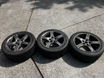 Set of 3 17" gunmetal rims Toyota LEXUS 5x114.3mm