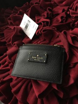 Kate spade credit card wallet with zipper, WLRU2811