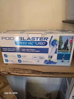 Pool Blaster Speed Vac Turbo - Cordless Rechargeable Pool & Spa Vacuum