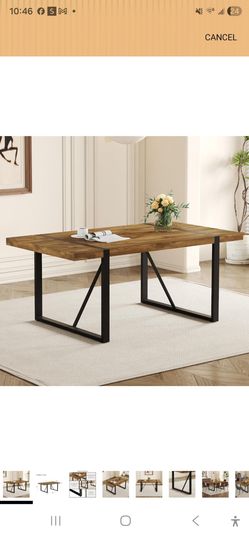 Brand New in Box – Modern Dining Table for 6–8 People.