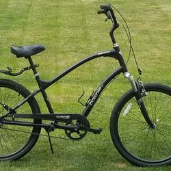 ELECTRA TOWNIE 3S - MENS CRUISER BIKE - LARGE  FRAME - STEP OVER - REAR RACK -  NEXUS SHIFTERS TUNED