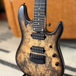 Ernie Ball Jason Richardson Signature Cutlass 7 string *Original Wood Burl To Black Release*