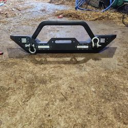 Jeep Wrangler Winch Bumper