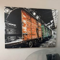 45" x 60" Industrial Canvas Wall Art