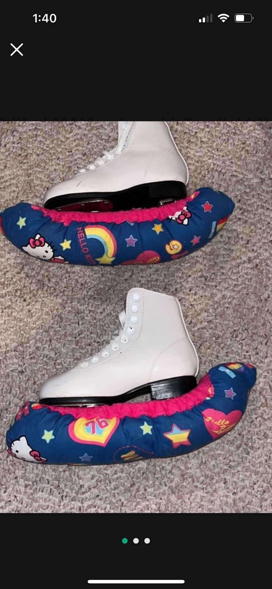 Ice Skates Kids Girls Size 10 (barely used with skate guards included)
