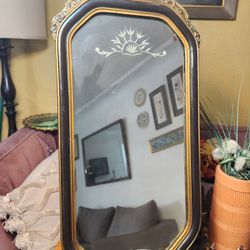 Antique Art Nouveau Framed Mirror