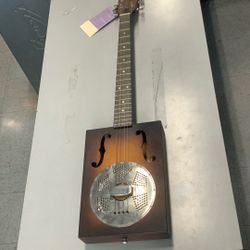 JN Guitars Cask Series Puncheon Acoustic Resonator Cigar Box Guitar