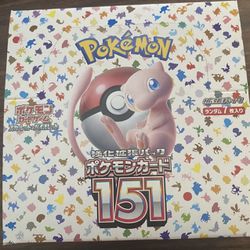 151 Japanese Booster Box (No Shrink Wrap)