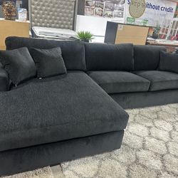 Black Sectional 