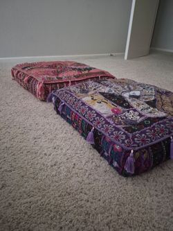 Yoga cushions indian style