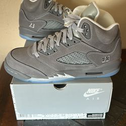 Jordan 5 wolf grey