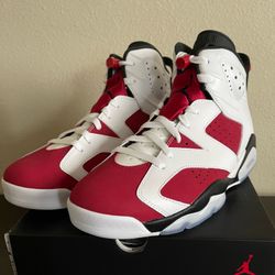 Air Jordan 6 Retro OG 'Carmine' 2021 (9.5)