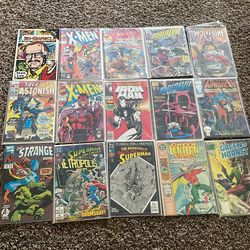 Marvel and DC comics