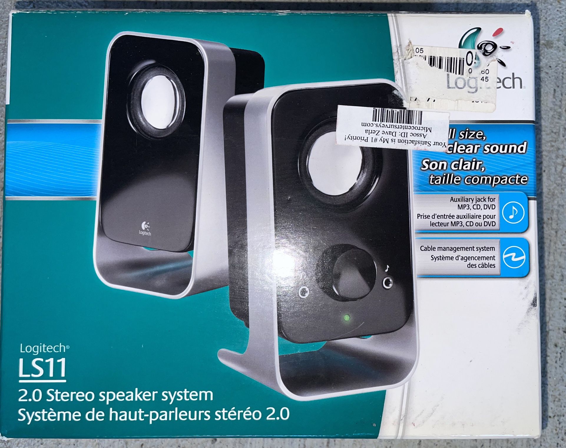 Logitech LS11 2.0 stereo speaker system