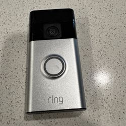 Ring Doorbell Camera (Battery) + No-Drill Mount