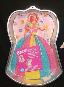 Wilton BARBIE cake pan with instruction insert