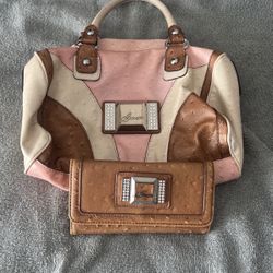 Guess Handbag And Wallet
