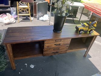 Wooden Media Table