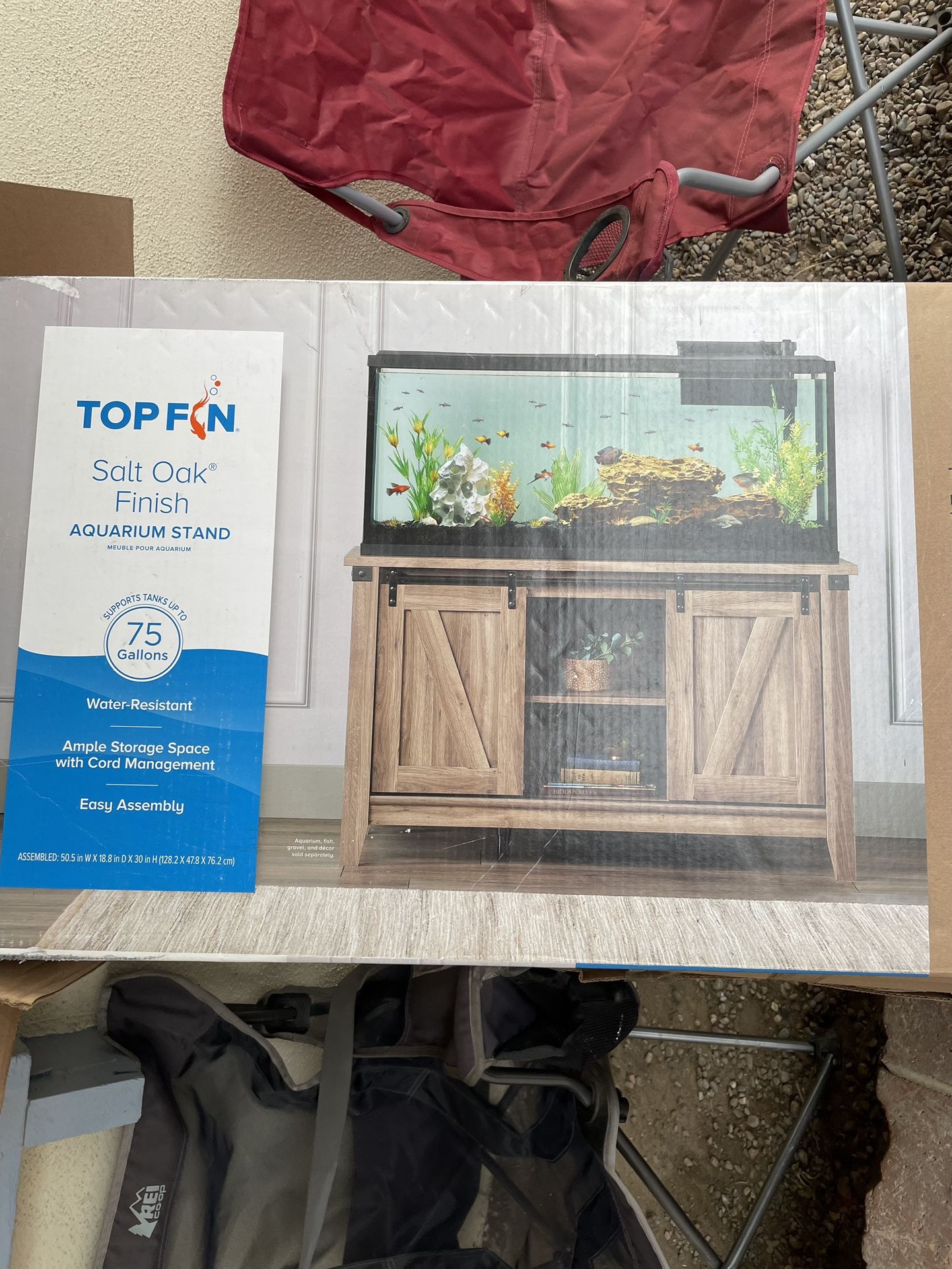 Top Fin Aquarium Stand 75 Gallon