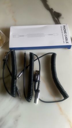 Car charger cable for iPhone