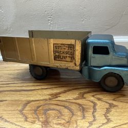 Vintage Structo Package Delivery Service Truck Kids Toy Truck