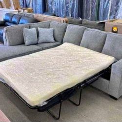 New ALTARI  SLEEPER LAF SECTIONAL COUCH  / SAME DELİVERY&FİNANCİNG / 