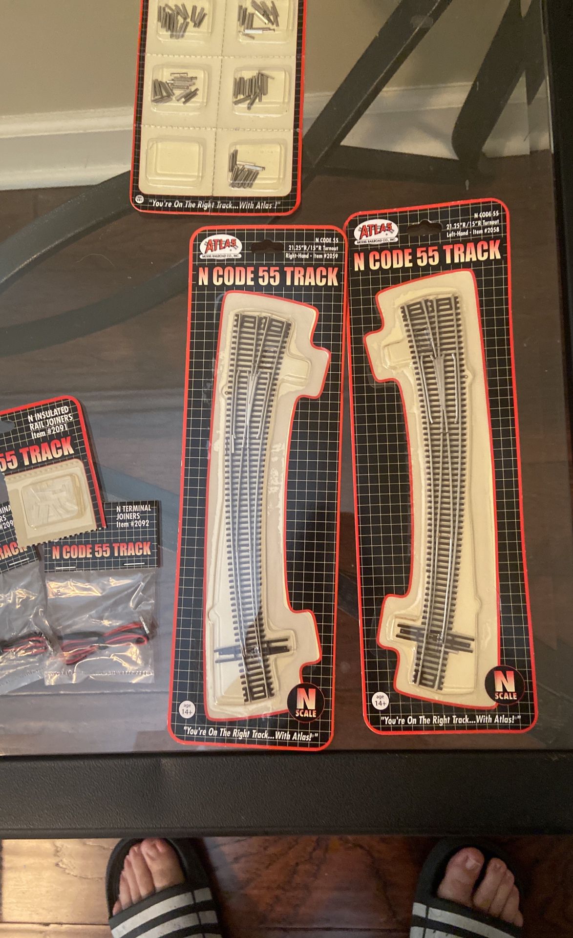 N Scale code 55 Track And Switches 