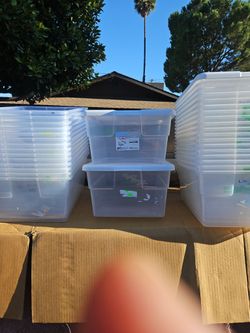16qt Storage Box With Lid