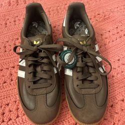 Adidas Originals Samba OG W Brown/White Sneakers – Women’s 8.5 / Men’s 7 – New (No Box)
