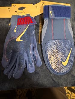 Nike kobe batting gloves and sliding mitt diamond elite