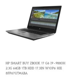 HP Zbook 17 G6 Mobile Workstation