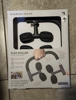 Sharper Image Flex Roller, Modular Massager - 8 Attachments Deep Tissue Massage