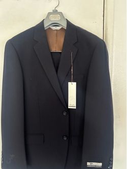 Montefino Men's 3 button Blue Suit