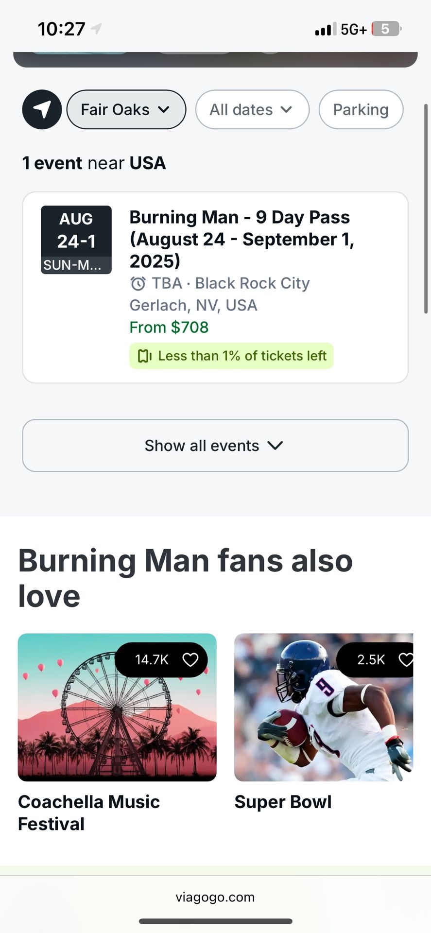Burning Man 2025 Ticket 