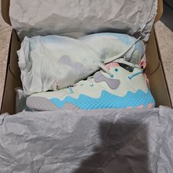 Size 12 - adidas Harden Vol. 6 Green Mist Pulse Aqua