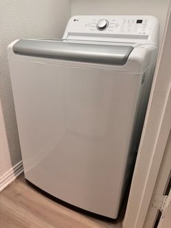 Washer - LG 5.0 cu. ft. Top Load Washer with TurboDrum Tech Dryer - LG 7.3 cu. ft. ELECTRIC Dryer with LoDecib